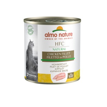 Almo Nature HFC Natural Chicken Fillet консервированный корм для взрослых кошек с куриным филе,...