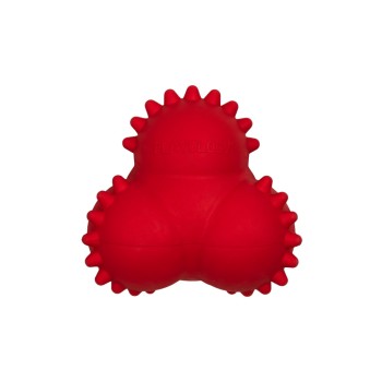 Playology SQUEAKY BOUNCE BALL дентальный хрустящий жевательный тройной мяч для щенков с ароматом говядины,...