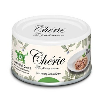 Pettric Cherie Hairball Control влажный корм для кошек с тунцом и мясом краба в...