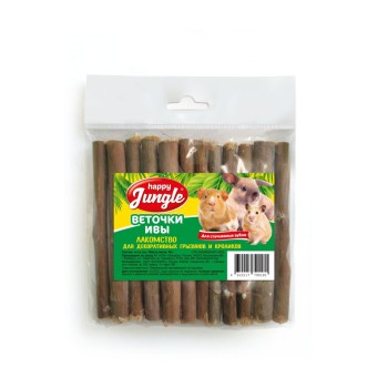 Happy Jungle лакомство для грызунов, веточки ивы - 40 г