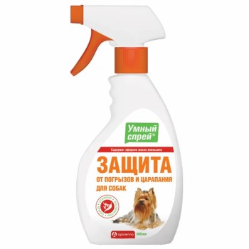 Apicenna Умный Спрей Защита от царапания и погрызов для собак - 200 мл