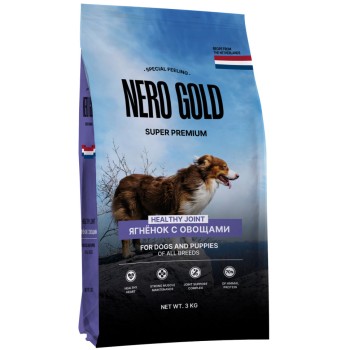 Nero Gold сухой корм для собак и щенков, с мясом ягненка и овощами -...