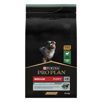 Purina Pro Plan Sensitive Digestion сухой корм для щенков средних пород с чувствительным пищеварением...