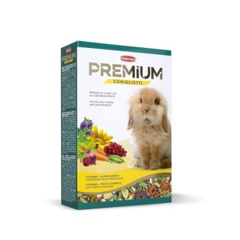 Padovan Premium coniglietti корм для кроликов и молодняка комплексный основной - 500 г
