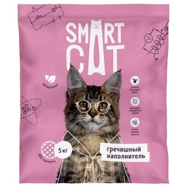 Smart Cat наполнитель гречишный - 5 кг (15 л)