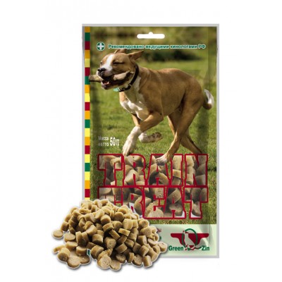 Лакомство для собак мясо индейки и треска Green Qzin Дрессура 2 50 г