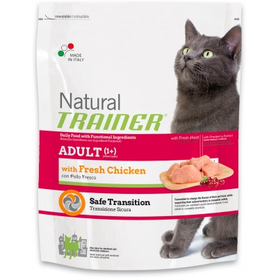 Корм для кошек со свежим мясом курицы Trainer Natural Adult 1,5 кг