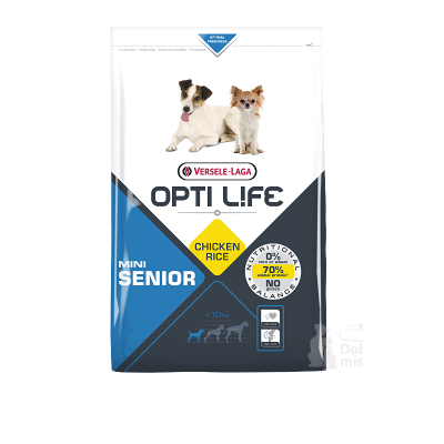 Корм для пожилых собак малых пород с курицей Opti Life Opti Life Senior Mini 2,5 кг