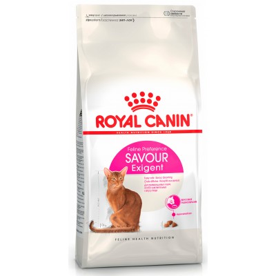 Сухой корм для кошек привередливых к вкусу продукта Royal Canin Savour Exigent 4 кг