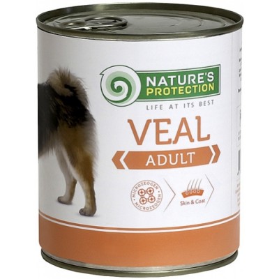 Консервы для собак с телятиной Nature's Protection Adult Veal 800 г