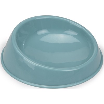 Миска для кошек пластиковая, голубая Beeztees Plastic Bowl 19 см