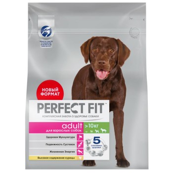Perfect Fit сухой корм для взрослых собак средних и крупных пород старше одного года...