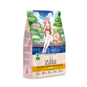 Zillii Adult Dog Sensitive Digestion сухой корм для взрослых собак с чувствительным пищеварением с...