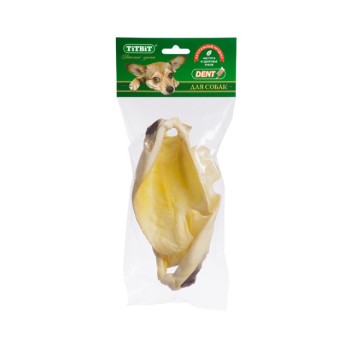 Ухо Titbit говяжье 2 - мягкая упаковка