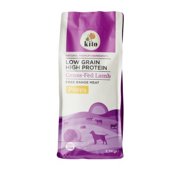 Kito Puppy Dog Food Grass-Fed Lamb сухой корм для щенков, с ягненком свободного выпаса...