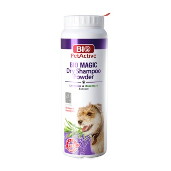BioPetActive Bio Magic сухой шампунь для собак с экстрактом лаванды и розмарина - 150...