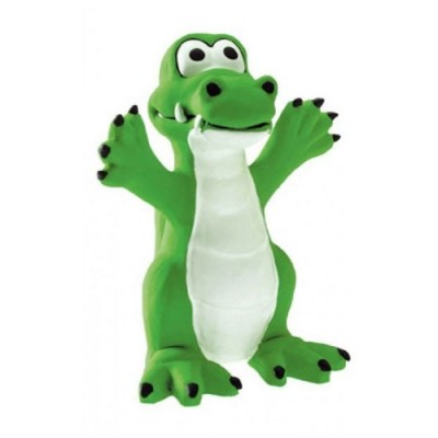 Игрушка для собак, латексная Beeztees Зеленый крокодил 12 см