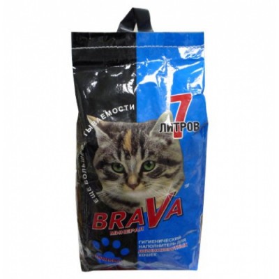 Минерал Наполнитель для длинношерстных кошек Brava Filler for longhair cats 7 л