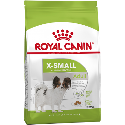 Диета для собак миниатюрных размеров Royal Canin X-Small Adult 500 г