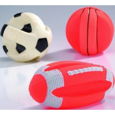 Игрушка для собак, виниловая Beeztees Мяч спортивный 16 см
