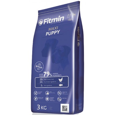 Корм для крупных щенков с курицей Fitmin Maxi Puppy 3 кг