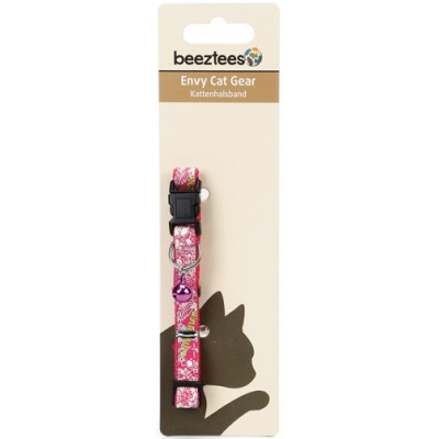 Ошейник Hula для кошек, 20-30 см * 10 мм Beeztees Envy Cat Gear Pink розовый