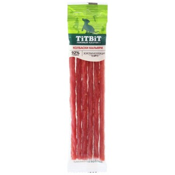 TiTBiT "Золотая коллекция" лакомство для собак колбаски Кальяри - 20 г