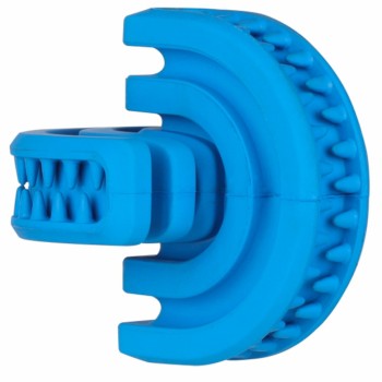 Mr.Kranch игрушка для собак Головоломка дентальная с ароматом курицы, синяя, 8х8,5 см