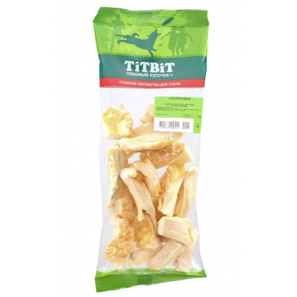 TiTBiT лакомство для собак соломка мини - 75 г