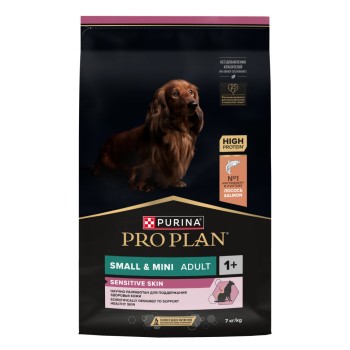 Сухой корм Pro Plan Adult Small&Mini Sensitive Skin для собак мелких пород с чувствительной...