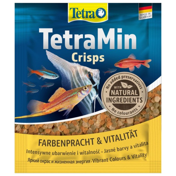 Tetra Min Pro Crisps корм в виде чипсов для всех видов рыб - 12 г (саше)
