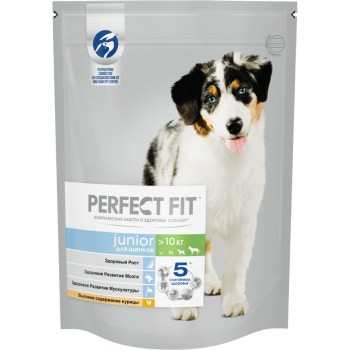 Perfect Fit сухой корм для щенков средних и крупных пород, с курицей - 700...