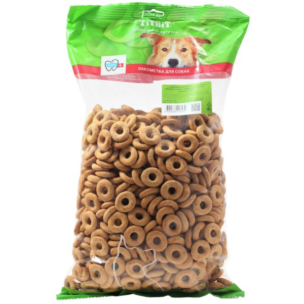 TiTBiT лакомство для собак мелких пород мясные сушки с говядиной - 1 кг