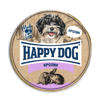 Happy Dog Natur Line паштет для взрослых собак с чувствительным пищеварением с кроликом -...