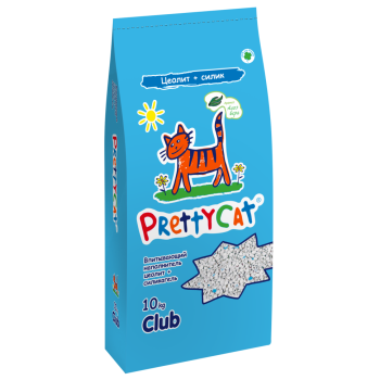 PrettyCat Naturel наполнитель впитывающий для кошачьего туалета, с ароматом алоэ - 10 кг