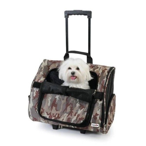 Camon сумка-переноска для кошек и собак "Max", камуфляжная, 43х26х36 см