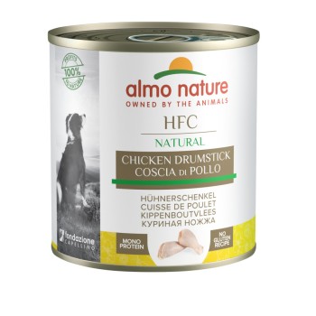 Almo Nature HFC Natural Chicken Drumstick консервы для взрослых собак с куриными бедрышками, в...