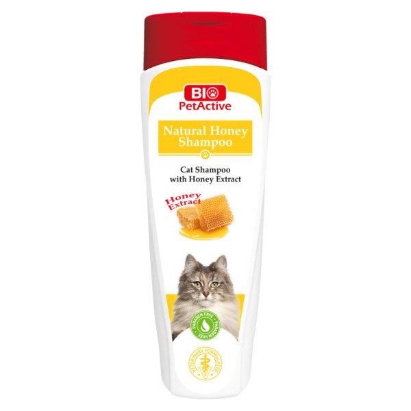 BioPetActive шампунь с натуральным медом для кошек - 400 мл