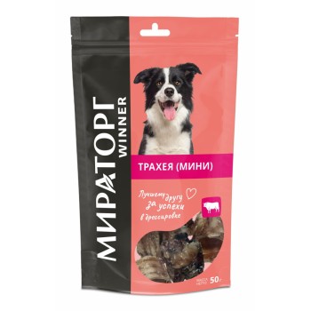 Мираторг лакомство для собак трахея говяжья - 50 г