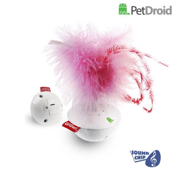 GiGwi PETDROID игрушка для кошек интерактивная Мелоди Тумблер со звуковым чипом, 14 см