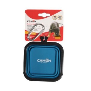 Camon миска для кошек и собак складная дорожная квадратная, 350 мл