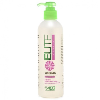 АВЗ Elite Organik шампунь для щенков и собак с чувствительной кожей гипоаллергенный с фитокомпонентами...