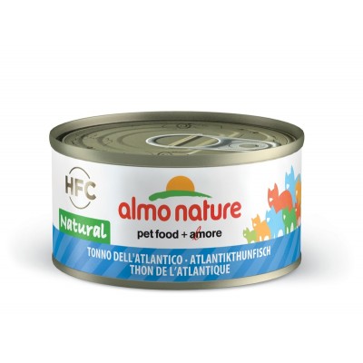 Консервы для кошек с атлантическим тунцом 75% мяса Almo Nature Legend HFC Adult Cat Atlantic Tuna 70 г