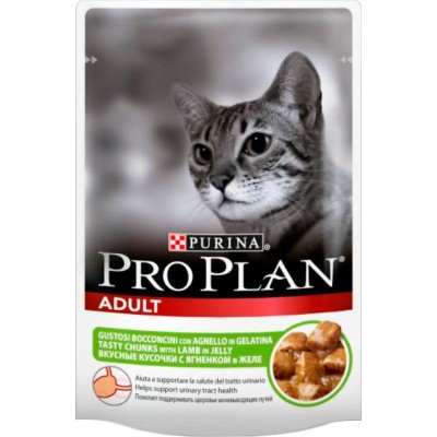 Консервы для кошек с ягненком в желе Purina Pro Plan Adult 85 г