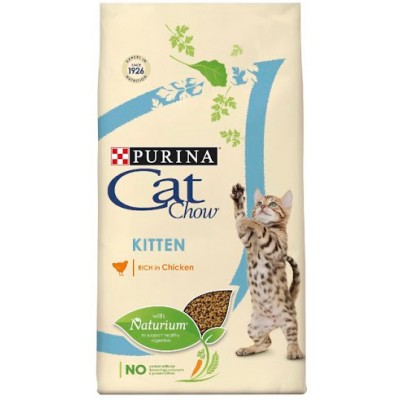 Корм для котят с курицей Cat Chow Kitten Chicken 15 кг