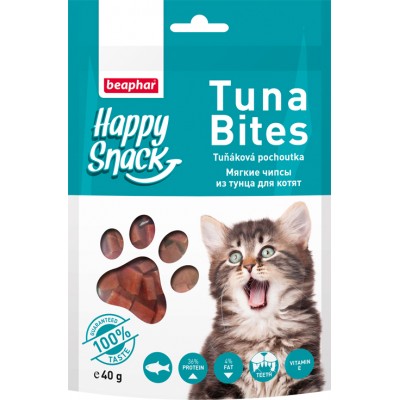 Чипсы из тунца для котят Beaphar Happy Snack Tuna Bites 40 г