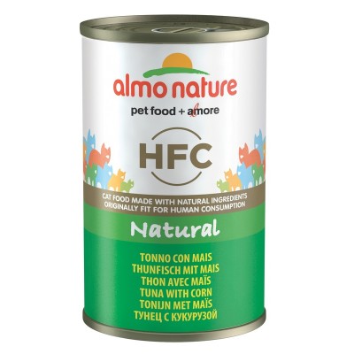 Консервы для кошек с тунцом и кукурузой Almo Nature Classic HFC Tuna with Sweet Corn 140 г