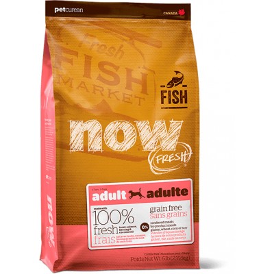 Корм для собак с чувствительным пищеварением на форели и лососе Now Fresh Fish Adult Dog 2,72 кг