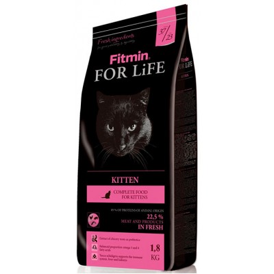 Корм для котят с курицей Fitmin For Life Kitten 1,8 кг