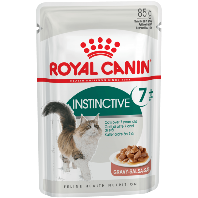 Пауч для кошек старше 7 лет кусочки в соусе мясо Royal Canin Instinctive 7+ 85 г